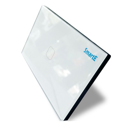 CÔNG TẮC CẢM ỨNG  W(1 nút trắng) ĐIỀU KHIỂN TỪ XA 315Mhz  